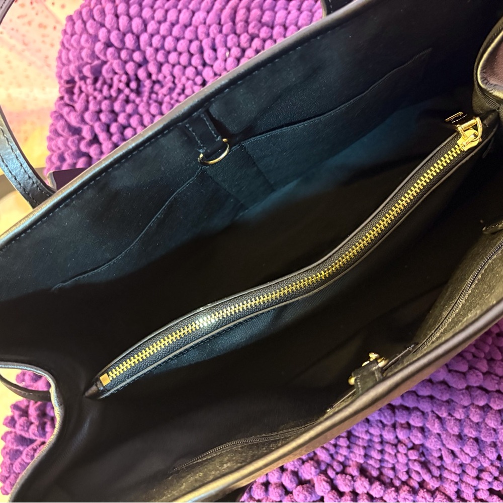 Coach Black and Brown Signature Shoulder Bag - Picture 9 of 9